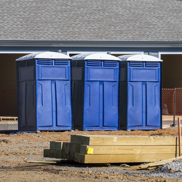 how do you dispose of waste after the portable restrooms have been emptied in Hollis Crossroads AL